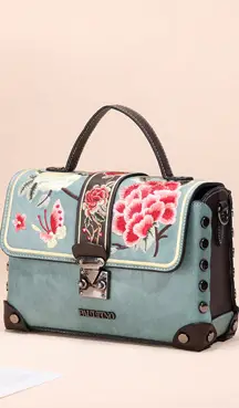 Bolsa De Mano Bordada