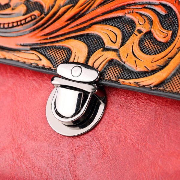 Bolso 8019# Repujado Rojo Accesorios