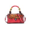 Bolso 8019# Repujado Rojo Frontal