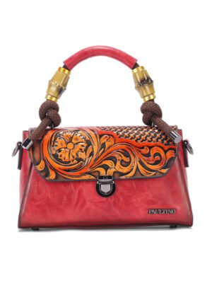 Bolso 8019# Repujado Rojo Main