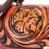 Bolso 8019# Repujado Rojo Textura