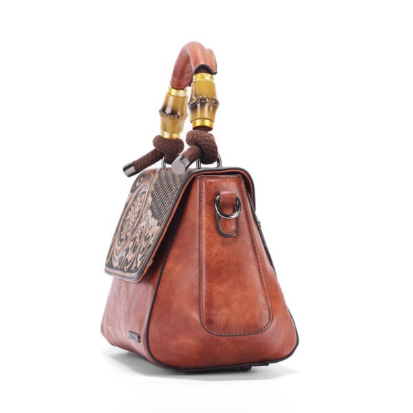 Bolso 8020# Bordado Burdeos Lateral