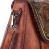 Bolso 8020# Repujado Burdeos Accesorios