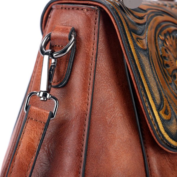 Bolso 8020# Repujado Burdeos Accesorios