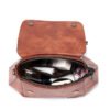 Bolso 8020# Repujado Burdeos Capacidad