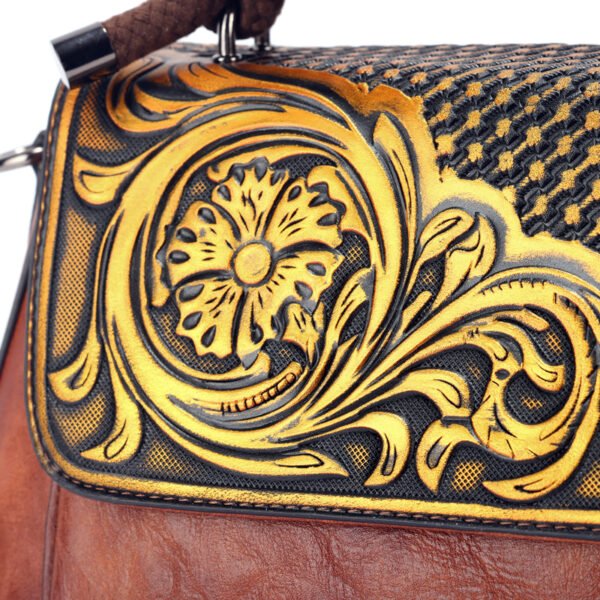Bolso 8020# Repujado Burdeos Textura