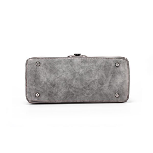 Bolso 8037# Repujado Gris Base