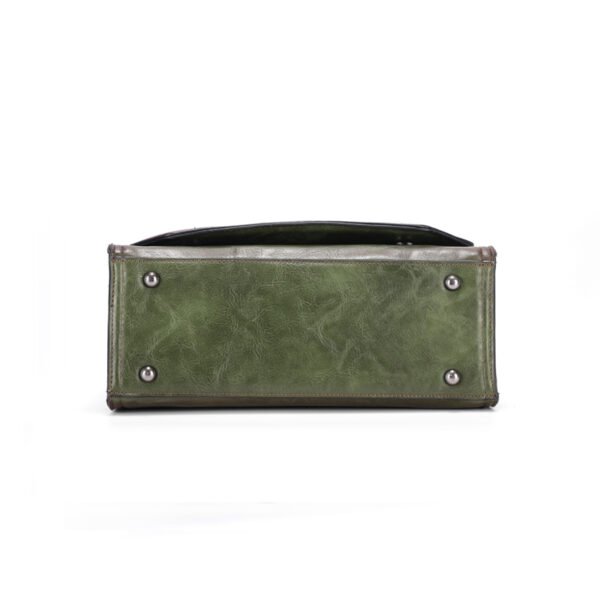 Bolso 8039# Repujado Verde Base