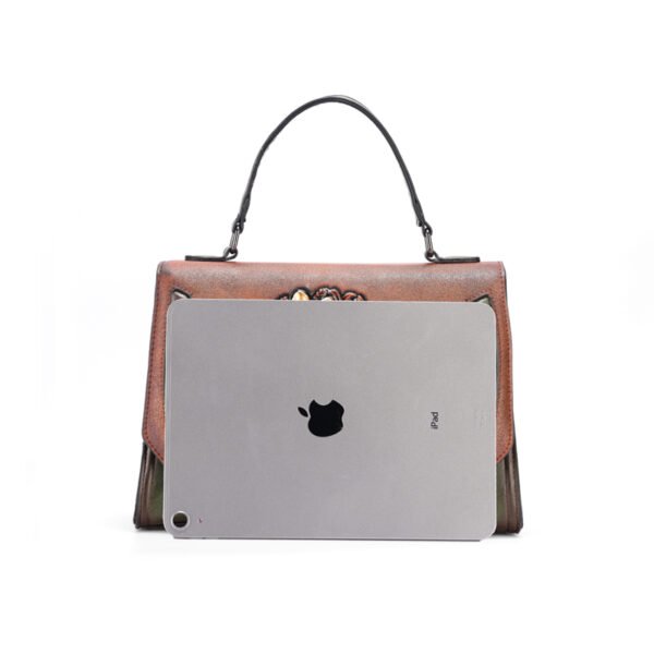 Bolso 8039# Repujado Verde Comparacion