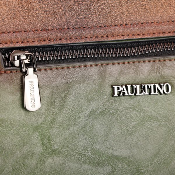 Bolso 8039# Repujado Verde Cremallera
