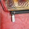 Bolso 8040# Repujado Rojo Cremallera