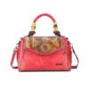 Bolso 8040# Repujado Rojo Frontal