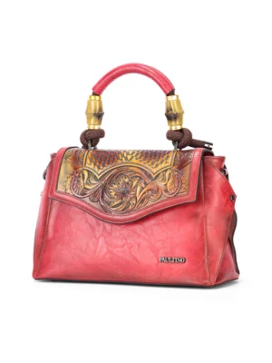 Bolso 8040# Repujado Rojo Main