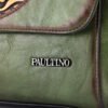 Bolso 8051# Repujado Verde Costura