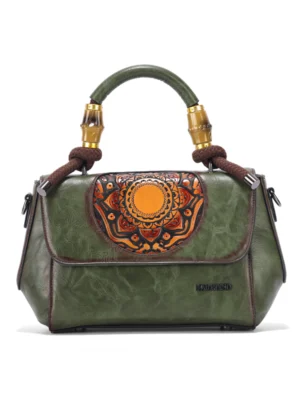 Bolso 8051# Repujado Verde Main