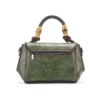 Bolso 8051# Repujado Verde Trasera
