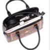 Bolso 8057 1# Repujado Negro Capacidad