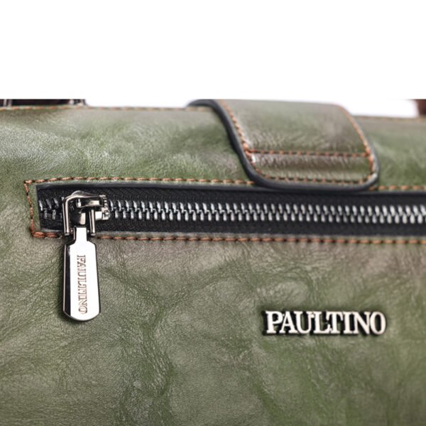 Bolso 8058# Repujado Verde Cremallera