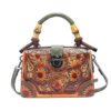 Bolso 8058# Repujado Verde Frontal