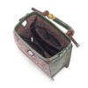 Bolso 8058# Repujado Verde Interior