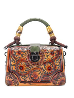 Bolso 8058# Repujado Verde Main
