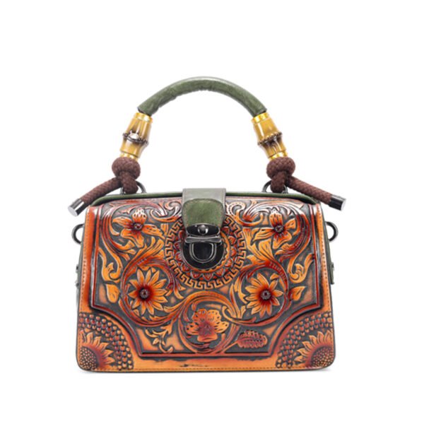Bolso 8058# Repujado Verde Main