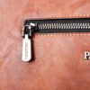 Bolso 8065# Bordado Marrón Cremallera