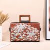 Bolso 8065# Bordado Marrón Main