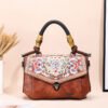 Bolso 8773# Bordado Marrón Main