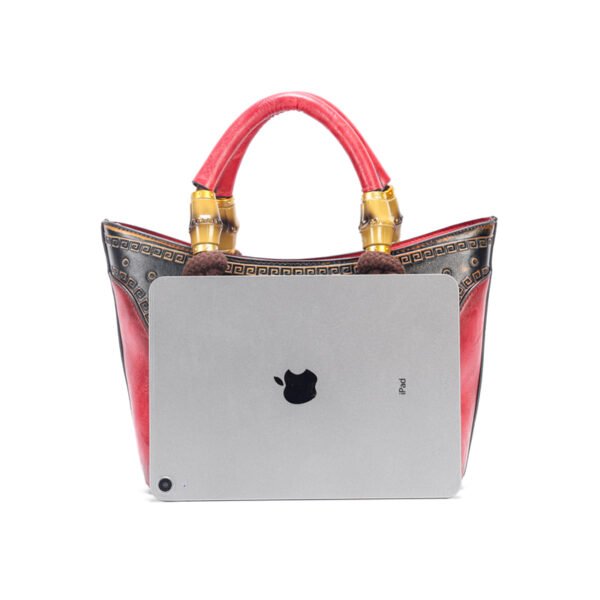 Bolso 905# Repujado Rojo Comparacion