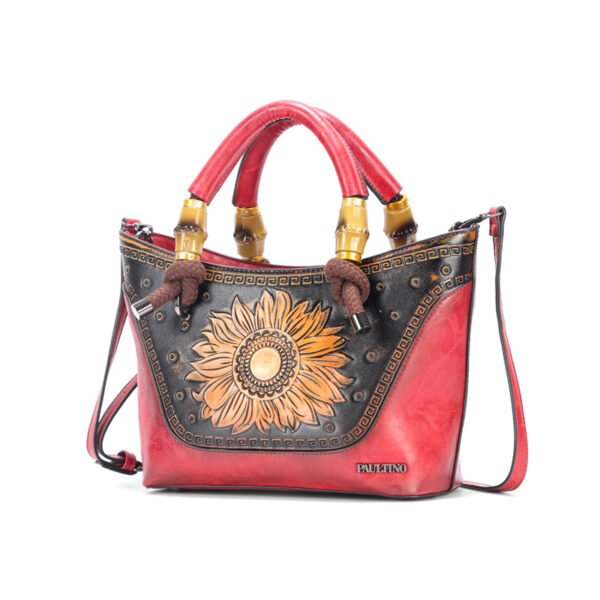 Bolso 905# Repujado Rojo Frontal