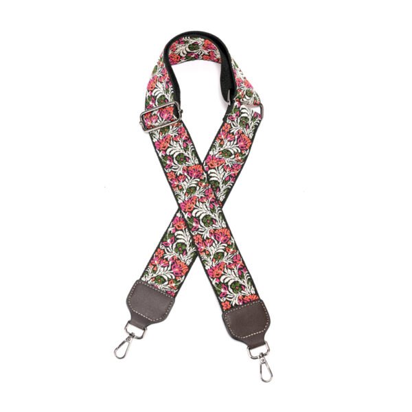 Bolso 945# Bordado Marrón Correa