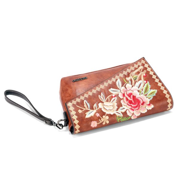 Bolso 945# Bordado Marrón Multivista