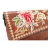Bolso 945# Bordado Marrón Textura