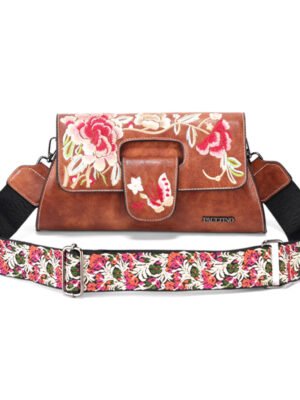 Bolso 946# Bordado Marrón Main