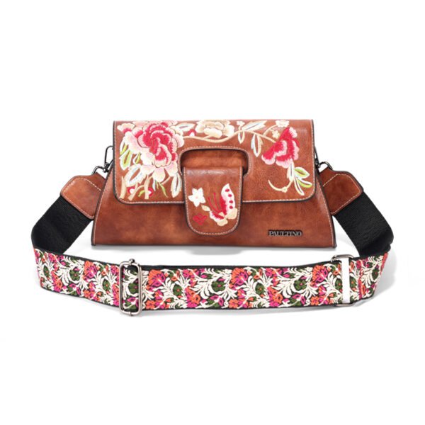 Bolso 946# Bordado Marrón Main