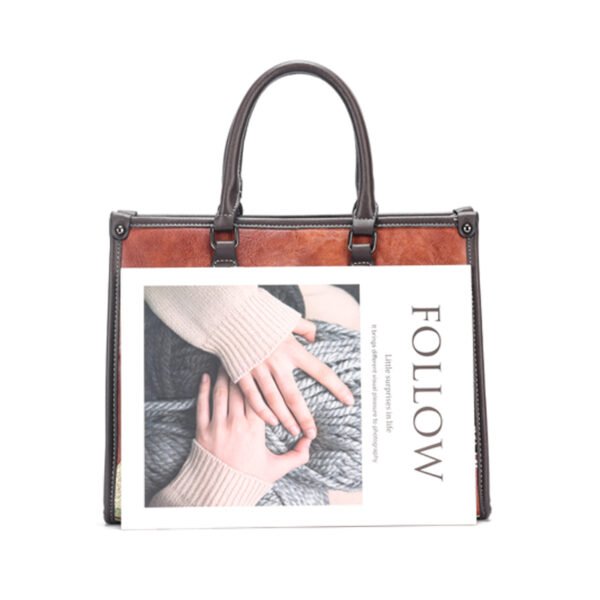 Bolso 952# Bordado Marrón Comparacion