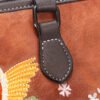 Bolso 952# Bordado Marrón Costura
