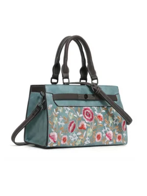 Bolso A901# Bordado Azul Main