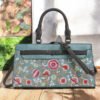 Bolso A901# Bordado Azul Textura