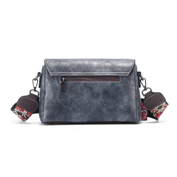 Bolso A912# Bordado Gris Trasera