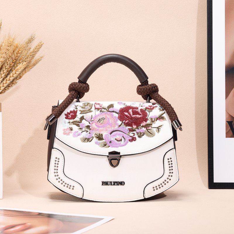 Bolso A913# Bordado Blanco Variacion