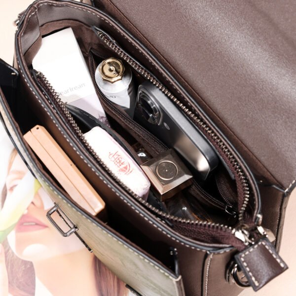 Bolso A913# Bordado Verde Capacidad