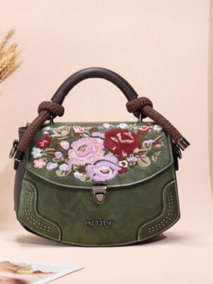 Bolso A913# Bordado Verde Main
