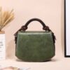 Bolso A913# Bordado Verde Trasera