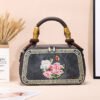 Bolso A943# Bordado Gris Main