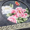 Bolso A943# Bordado Gris Textura