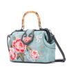 Bolso A944# Bordado Azul Frontal