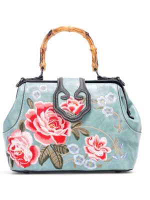 Bolso A944# Bordado Azul Main