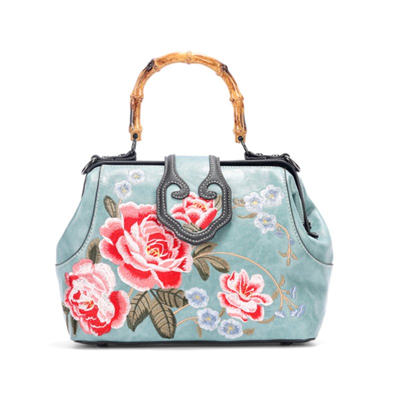 Bolso A944# Bordado Azul Variacion